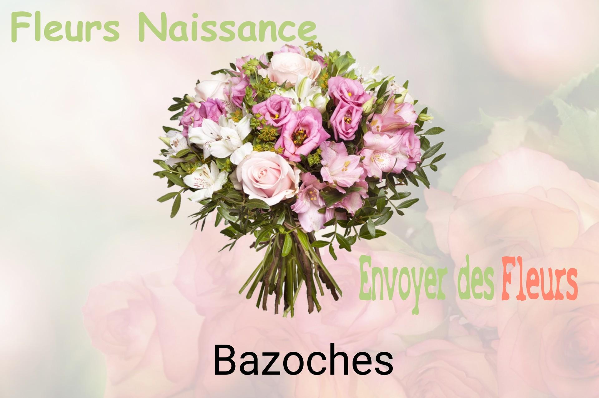 Bouquet de fleurs de naissance livré à Bazoches
